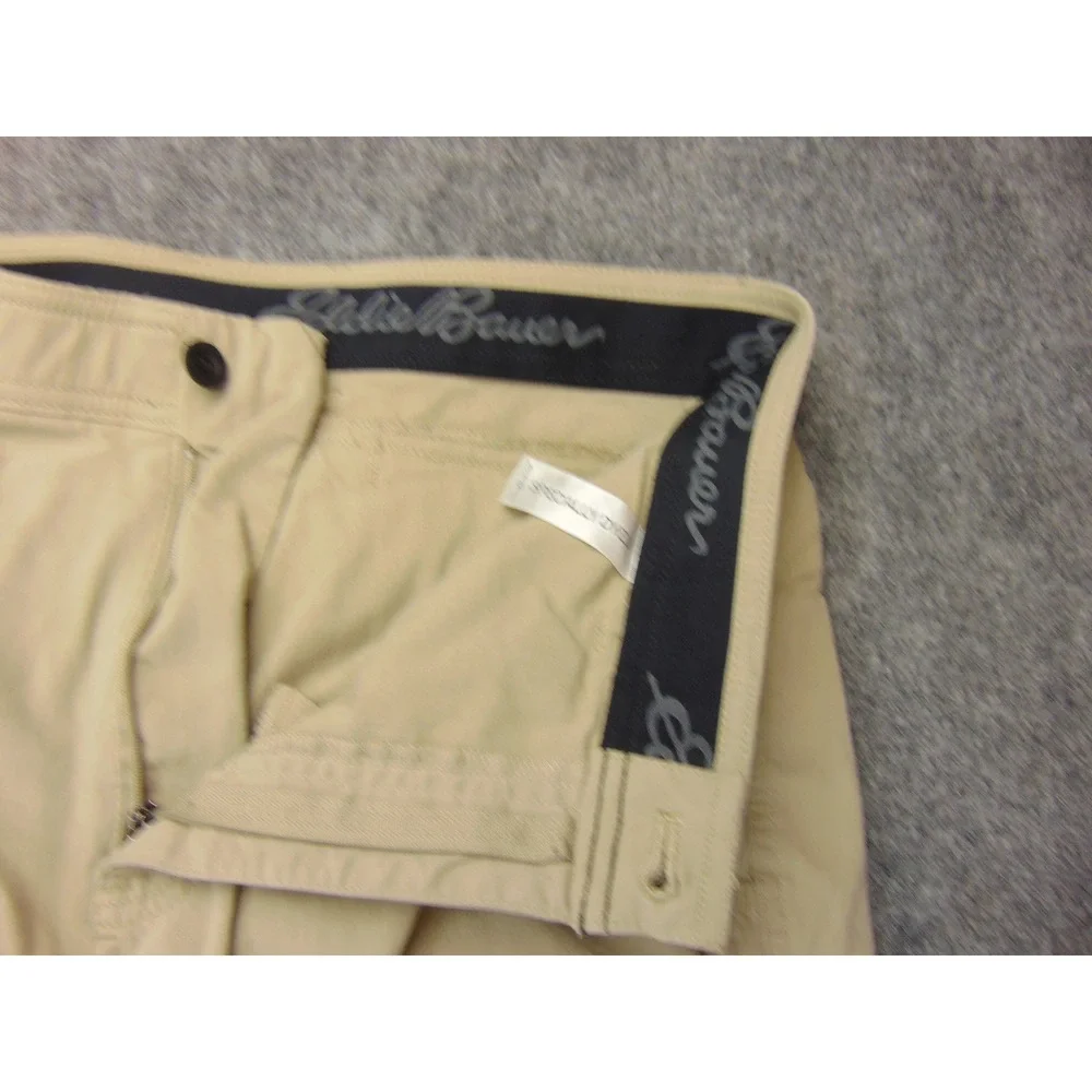 Eddie Bauer Pants Mens 34x34 First Ascent Khaki Solid Outdoor Gorpcore Hiking